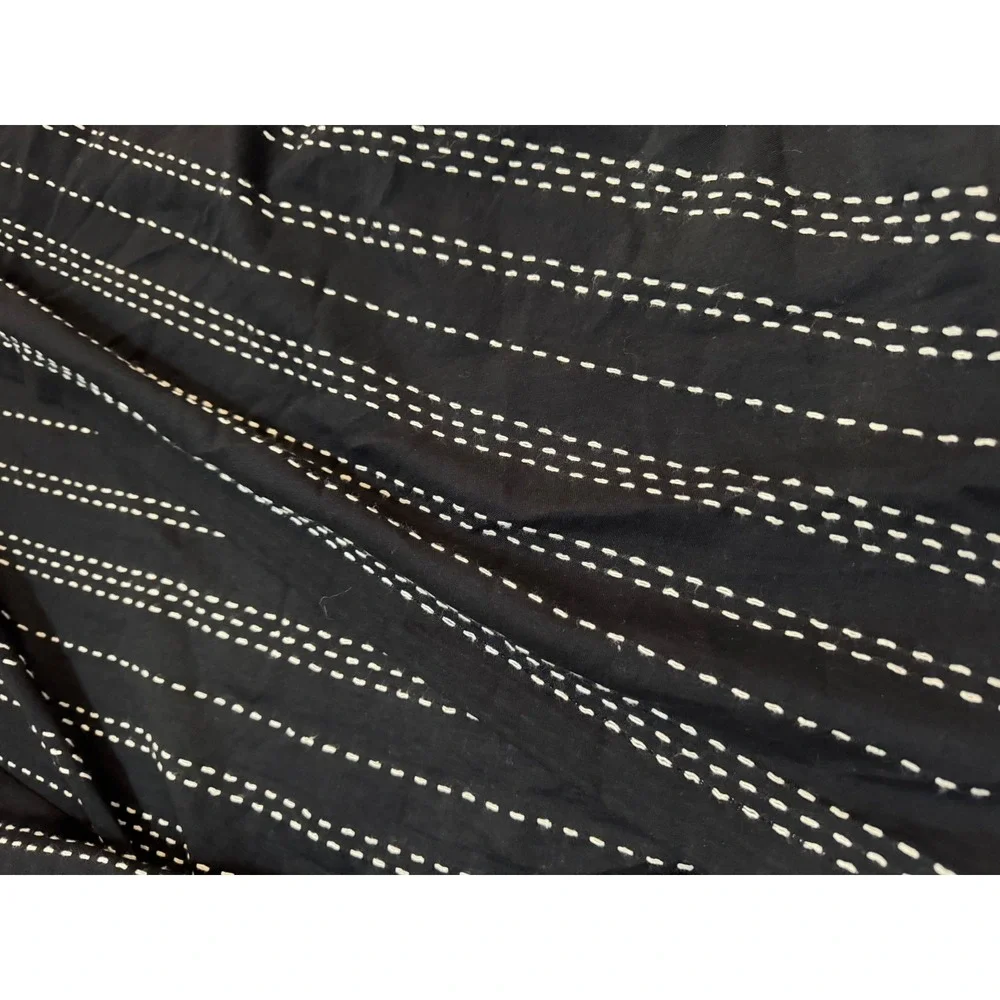 Pure Jill Women's Striped Black & White Open Front Cardigan Jacket X-3X - Picture 3 of 6